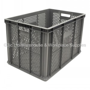 Heavy Duty Stacking Euro Box Vented 60cm 72 Litre